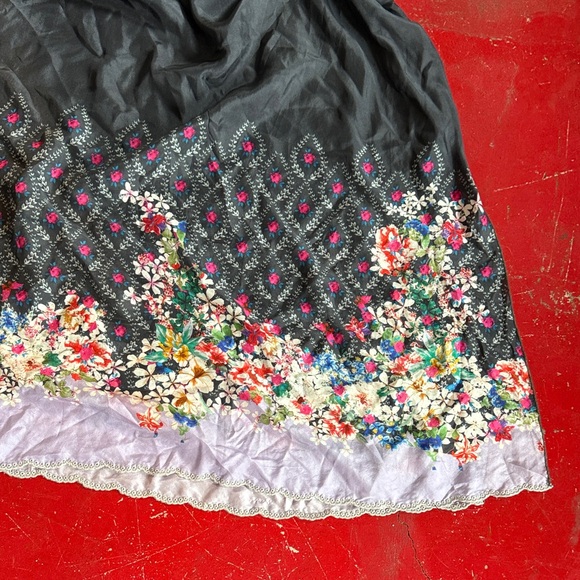 Johnny Was Maxi Floral Black Dress - Picture 6 of 6